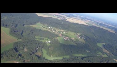 Letecké snímky obce Hrádek
